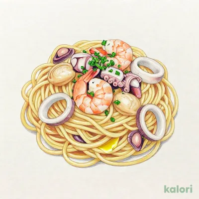 海の幸 スパゲッティ（塩味）