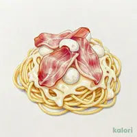 生ハムとモッツァレラバッカチーズ スパゲッティ（チーズクリーム味）