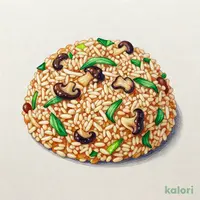 きのこと野沢菜 ピラフ(しょうゆ味)