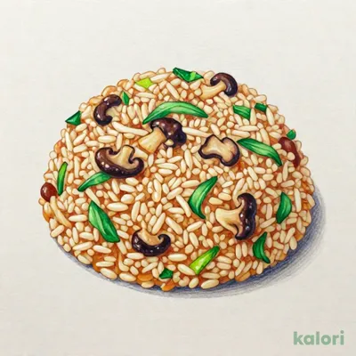 きのこと野沢菜 ピラフ（しょうゆ味）