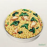 チキンとほうれん草 ピラフ(塩味)