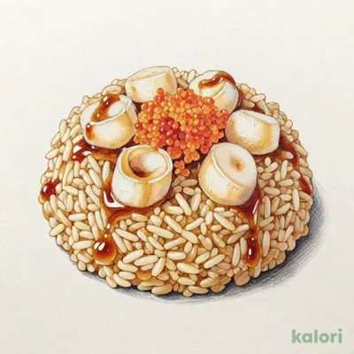 ホタテ貝柱とタラコ ピラフ（しょうゆ味）