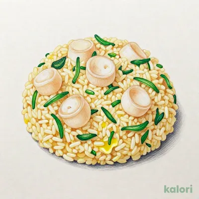 ホタテ貝柱と大葉 ピラフ（塩味）