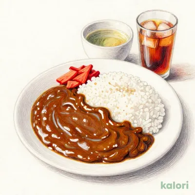 モーニングカレーライス(大盛り)