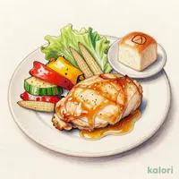 旨すぎチキンと野菜グリル～選べるハニーマスタードor梅ソース～