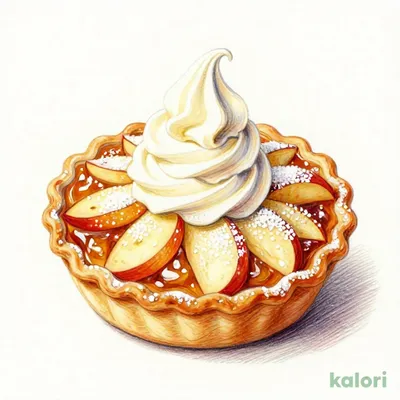 Freshly Baked Apple Pie with Soft Serve