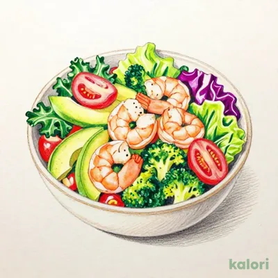 海老アボカドと彩り野菜のサラダ（S）