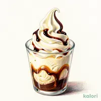 ソフトクリーム(コーヒーシロップ)