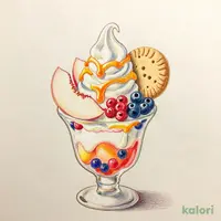 ごろっと白桃とアールグレイのサンデー