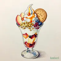 ごろっと白桃とアールグレイのパフェ