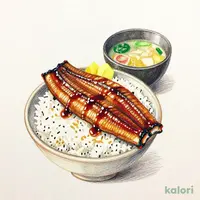 モーニング　うな重　うなぎ2倍　味噌汁・漬物付き