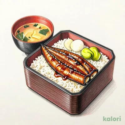 モーニング　うな重　味噌汁・漬物付き