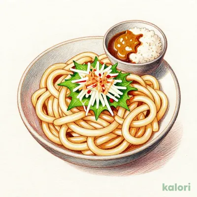 Chilled Udon with Grated Daikon and Shiso & Curry Rice Bowl