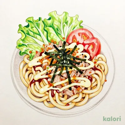 初代和風さらだうどん