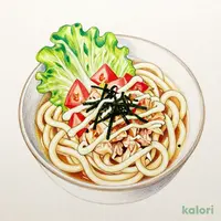 初代和風さらだうどん　麺1.5倍