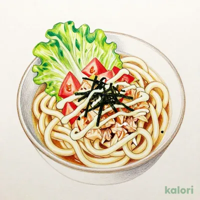 初代和風さらだうどん　麺1.5倍