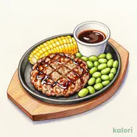 Iron Plate Hamburger Steak