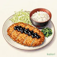 Big Chicken Cutlet Set Meal with Black Vinegar Tartar Sauce