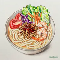 胡麻香る冷やし豆乳担々うどん