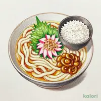 （単品）冷やしぶっかけ大葉おろしうどん＆カレー丼