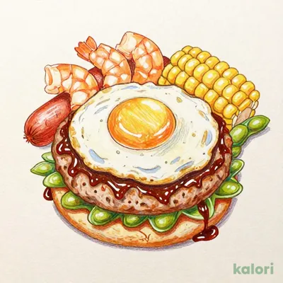 鉄板ハンバーグ元気盛り