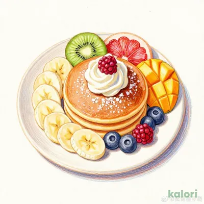 フルーツパンケーキ