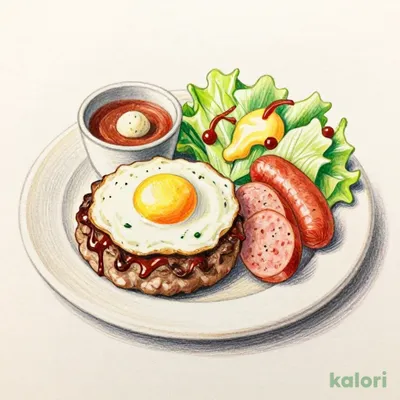ハンバーグモーニングセット
