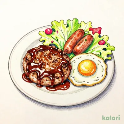 （単品）ハンバーグモーニング