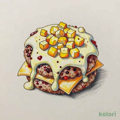チーズＯＮチーズＩＮハンバーグ＆アボカド