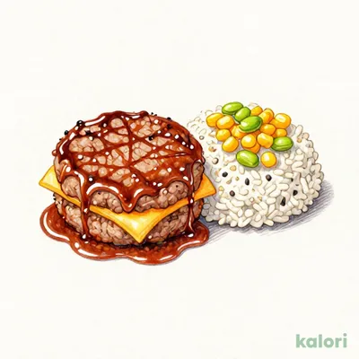 Lucky Cheese-In Hamburger (with Rice) with Toy