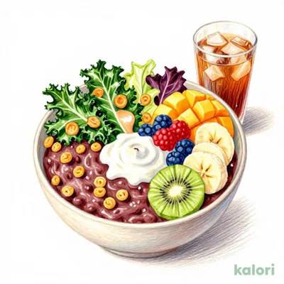 Acai Yogurt Bowl & Salad Set