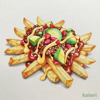 アボカドミートポテトフライ