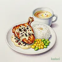 若鶏グリルデュクセルソースランチ(ライス付き)