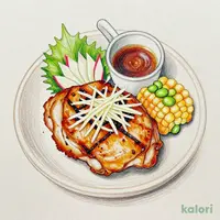 若鶏グリル大葉おろし