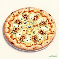ゴルゴンゾーラとくるみのピザ