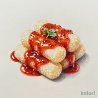 冷凍トッポッキ(ソース付き)