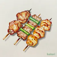Assorted Chicken Skewers, 3 Types (Pre-cooked, No Sauce)