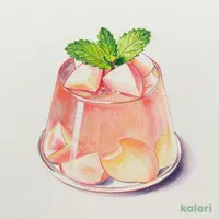 白桃ゼリー