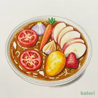 Curry with Dissolved Vegetables and Fruits