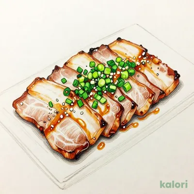 Pork Kalbi with Scallion and Salt
