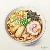 Vegetable Koku-Uma Ramen (Tonkotsu Soy Sauce)