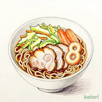 Vegetable Chashu Ramen (Soy Sauce)