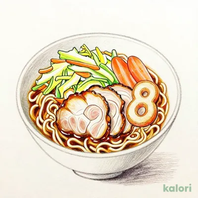 Vegetable Chashu Ramen (Soy Sauce)