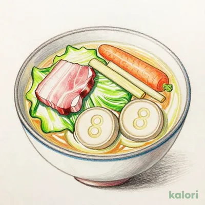 Vegetable Soup (No Noodles), Soy Sauce Flavor