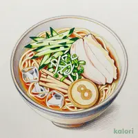 Chilled Japanese-Style Dashi Ramen (2 Servings)