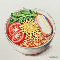 チーズまみれ野菜トマトらーめん