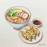 小さな海老餃子セット