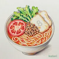 小さな野菜トマトらーめん
