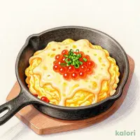 鉄板明太玉子(チーズ)