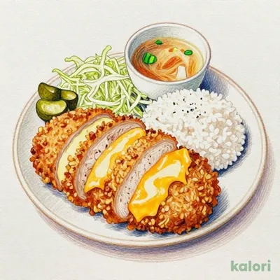 5種のチーズロースかつ御膳